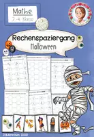 Vorschau - Arbeitsblätter - Rechenspaziergang Halloween | Addition Subtraktion ZR 1000 Klasse 3-4 - Deckblatt
