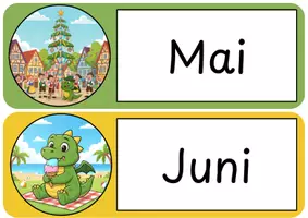 Vorschau - Poster - Kalender-Set, Jahreszeiten und Monate - Seite 3