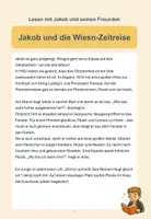 Vorschau - Text - Jakob und das Oktoberfest (Lesegeschichte für 3./4.Klasse) - Deckblatt