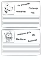 Vorschau - Arbeitsblätter - Happy Halloween: Schüttelsätze - Seite 2