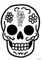 Vista previa - Manualidades / Dibujos para colorear - Día de muertos inclusivo: Cuadernillo de actividades adaptadas (Inclusión y tradiciones mexicanas). - página 3