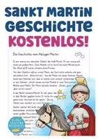 anteprima - Materiale di supporto/inclusione - Tedesco Deutsch Sankt Martin Martinstag Geschichte Religion - Pagina di copertina