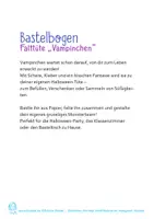 Vorschau - Mal- und Bastelvorlagen - Bastelbogen: Falttüte „Vampinchen“ - Seite 1