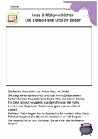 Vorschau - Mal- und Bastelvorlagen - Lese und Malgeschichten Halloween - Seite 2