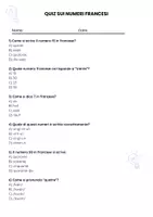 anteprima - Quiz - Quiz sui numeri francesi - Pagina 1
