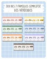 Aperçu - Jeux - 🎴 Jeu des 7 familles simplifié – Les véhicules - Page de couverture