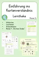 Vorschau - Arbeitsblätter - Kartenkunde - Lerntheke - Einführung ins Kartenverständnis - Deckblatt