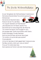 Vorschau - Arbeitsblätter - Materialpaket Leseverstehen | Weihnachten & Winter: Lebkuchenmann, Schneemann & Weihnachtskatze (Klasse 2–3) - Seite 1