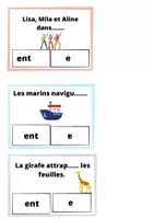 Aperçu - Feuilles d'exercices - Atelier sur sujets/verbes et synthèse - Page 2