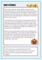 Vorschau - Arbeitsblätter - Halloween - 7 Sachtexte mit Fragen - Seite 2