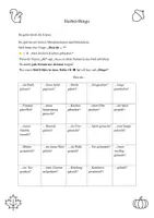 Vorschau - Arbeitsblätter - Ferien Herbst Bingo Niveau A1 (DaZ) - Seite 1