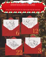 Vorschau - Bildkarten - Adventskalender für Hunde - 24 kleine Aktivitäten, die dem Hund Freude machen - Deckblatt