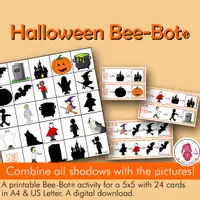 Vista previa - Interactivos - Actividad de Halloween para Bee-Bot® (3 niveles) - Portada