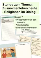 Vorschau - Stundenentwürfe - Zusammenleben heute - Chancen und Konflikte - Deckblatt