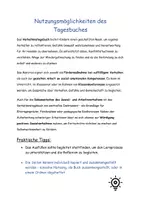 Vorschau - Arbeitsblätter - Verhaltenstagebuch für die Grundschule - Seite 1