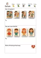 Vorschau - Arbeitsblätter - Verhaltenstagebuch für die Grundschule - Seite 3