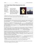 Vorschau - Arbeitsblätter - Jay-Z: Empire State of Mind – Listening Comprehension (Song about New York) - Seite 1