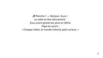 Aperçu - Autre type de ressources - Zuzu la petite zebrette curieuse - Page 1