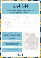 Vorschau - Arbeitsblätter - Dead Cold: Pine Crest Under Pressure – A Role Play - Deckblatt