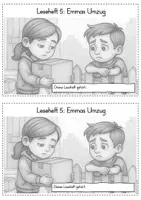 Vorschau - Arbeitsblätter - Leseheft 5: Emmas Umzug (inkl. Lösung) - Seite 3