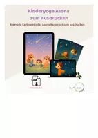 Vorschau - Stundenentwürfe - Materialpaket yoga komplettstunde und Asana Karten - Seite 1