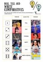 Vista previa - Juegos / Gamificación - Comparatives: Roll the dice and say/write - Portada