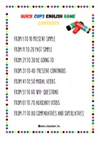 Vista previa - Juegos / Gamificación - Speed cups comparatives and superlatives - página 2