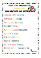 Vista previa - Juegos / Gamificación - Speed cups comparatives and superlatives - página 3