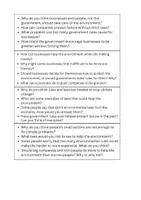 Vorschau - Aufgabenkarten - Role play: Political vs. individual action for the environment - Seite 2