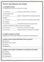 anteprima - Esercizi - Spiegare l’importanza degli ormoni nel controllo delle funzioni vitali - Pagina 1