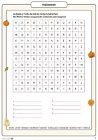 Vorschau - Arbeitsblätter - DAZ/DAF: Halloween – Übungen mit Lösungen (A1/A2) - Seite 3