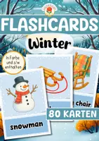 Vorschau - Bildkarten - Flashcards - Winter - Deckblatt