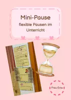 Vorschau - Anderer Materialtyp - Mini Pause im Unterricht - Deckblatt