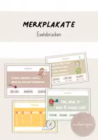 Vorschau - Poster - Merkplakate: Eselsbrücken - Deckblatt