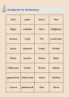 Vorschau - Arbeitsblätter - kreative Arbeitsblätter zum Thema Halloween & Wortarten - Seite 3