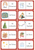 Vorschau - Stationenlernen - Weihnachten Lesedomino differenziert - Seite 2
