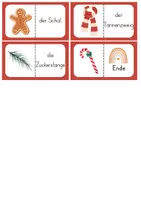 Vorschau - Stationenlernen - Weihnachten Lesedomino differenziert - Seite 3