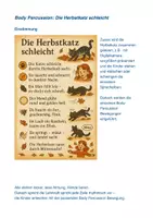 Vorschau - Spiele - Die Herbstkatze: Body Percussion im Herbst, Sprache in Bewegung - Seite 1