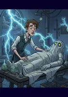 Vista previa - Tarjetas / Manipulativos - Cuento clásico adaptado "Frankenstein" para 2.º ciclo de Primaria. - página 2