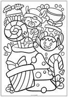 Vorschau - Mal- und Bastelvorlagen - 🎄 Weihnachtliche Doodle Ausmalvorlagen für Kinder – 10 kreative Motive zum Ausdrucken 🎨 - Seite 2