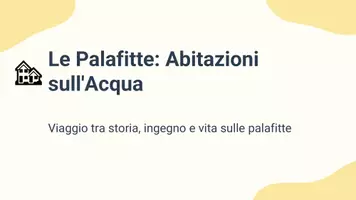 anteprima - Presentazioni / Lavagne - PRES la funzione delle palafitte come abitazioni - Pagina 1