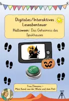 Vorschau - Interaktives Material - Digitales/Interaktives Leseabenteuer Halloween: Das Geheimnis des Spukhauses - Deckblatt