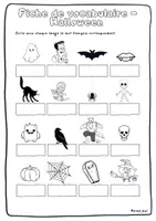 Vorschau - Arbeitsblätter - Le Halloween - vocabulaire et activités - Seite 1