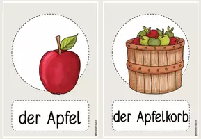 Vorschau - Fördermaterial/Inklusion - Herbst Bild- und Wortkarten DaZ Anfangsunterricht - Seite 3