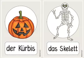 Vorschau - Fördermaterial/Inklusion - Halloween Materialpaket - Seite 3
