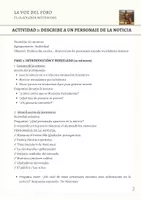 Vista previa - Hojas de trabajo - La Voz del Foro. Cuaderno de actividades 3. - página 2