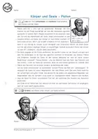 Vorschau - Arbeitsblätter - Körper und Seele - Deckblatt