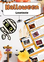 Vorschau - Arbeitsblätter - Halloween Materialpaket: Gruselgeschichten, Lesetexte & Ursprung - Seite 1