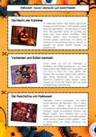 Vorschau - Arbeitsblätter - Halloween Materialpaket: Gruselgeschichten, Lesetexte & Ursprung - Seite 2