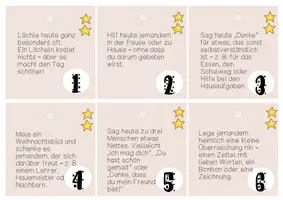 Vorschau - Aufgabenkarten - Adventskalender gute Taten - Seite 2